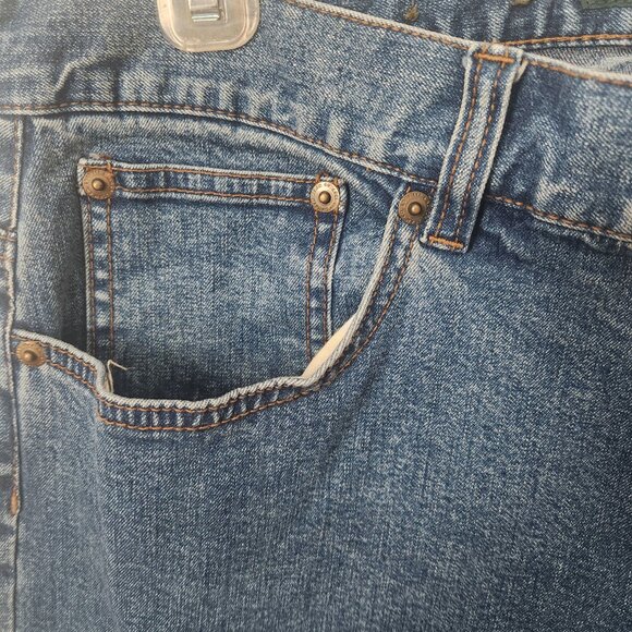 LRL Ralph Lauren Jeans Women's Blue Stretch Denim Boot-cut Size 12 - Picture 5 of 13